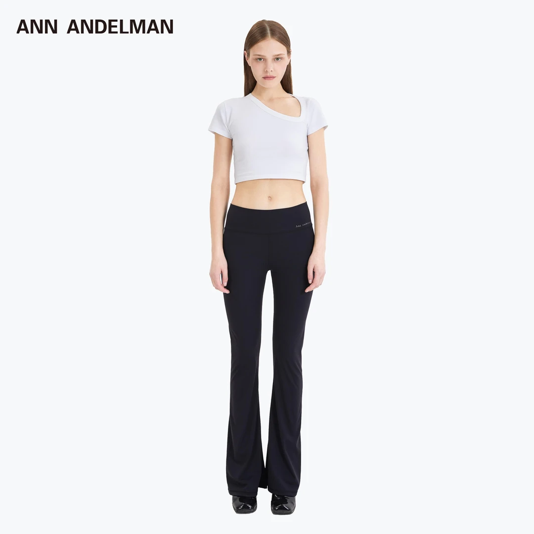ANN ANDELMAN【露思同款】高腰喇叭裤弹力修身裤时尚健身瑜伽裤