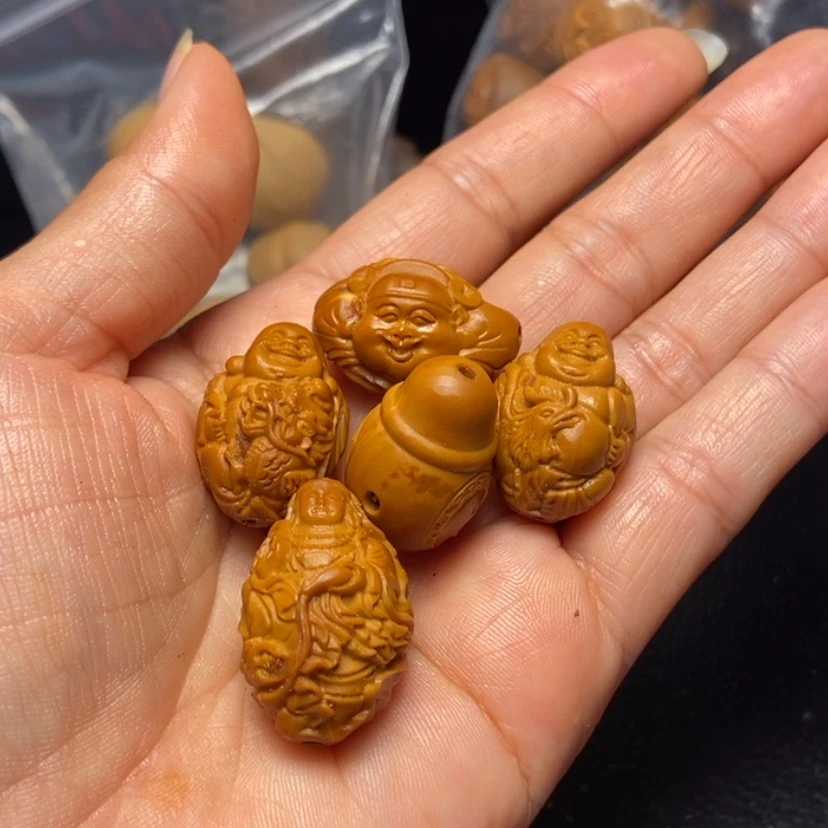 【闪购商品】橄榄核吊坠单子一套五个