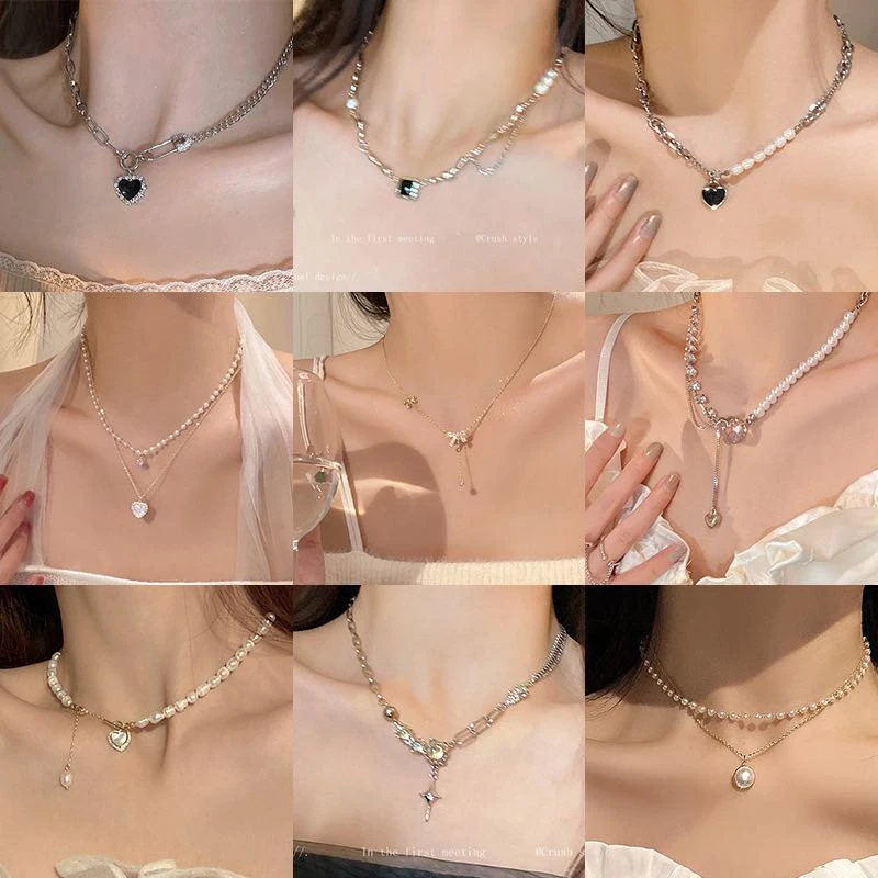 钛钢项链 孤品精美甜美项链 锁骨链小众ins风冷淡风
