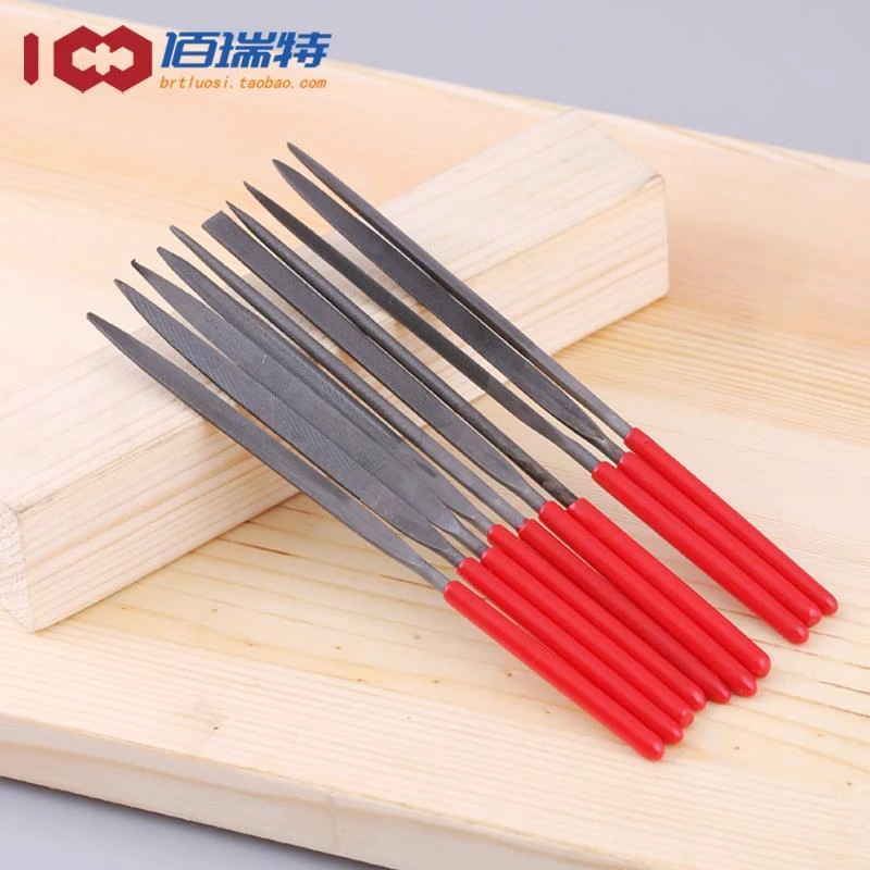 锉刀打磨工具半圆形挫刀小型三角合金钢锉木工金属半圆什锦锉套装