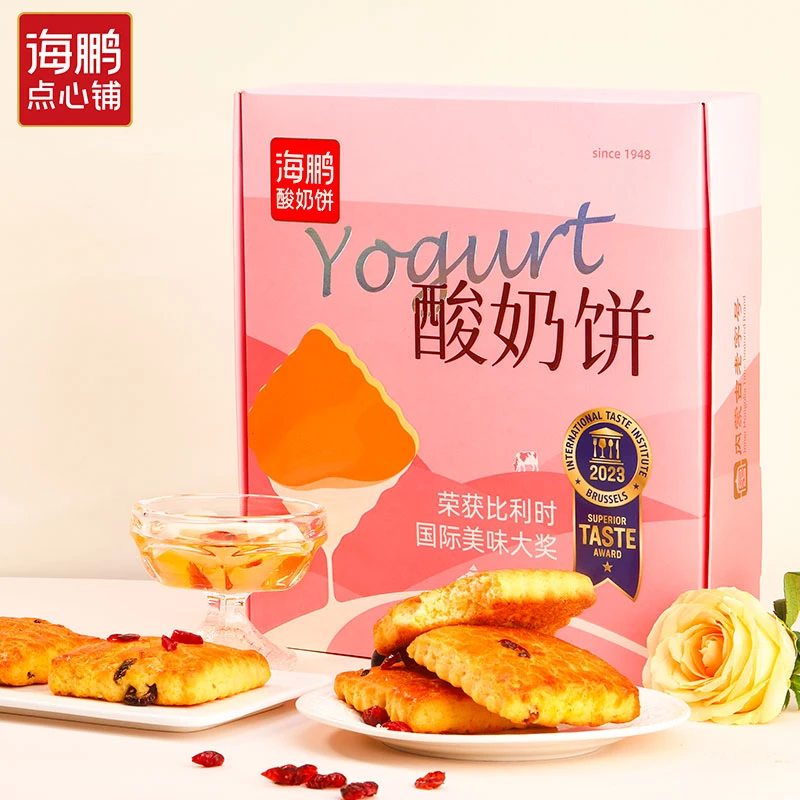 【海鹏】酸奶饼400g*2盒