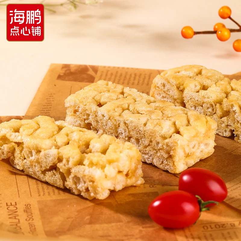 【海鹏无蔗糖沙琪玛】达人奶香酥软无添加蔗糖沙琪玛450g/箱