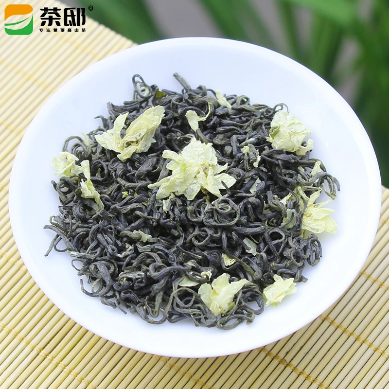 四川茉莉花茶2024年新茶雅安蒙顶山飘雪浓香型散装花毛峰茶叶包邮
