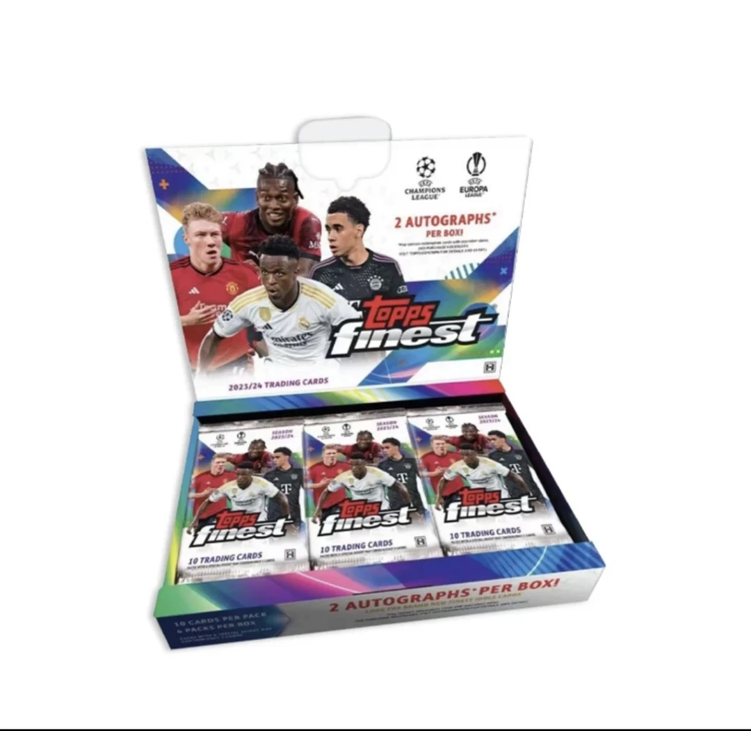 【拆盒】Topps 23-24欧战 Finest UEFA Club 球星卡 卡盒