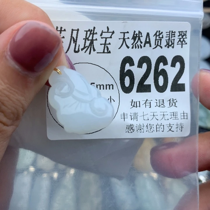 翡翠颈饰未镶嵌6262。