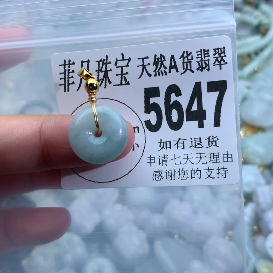 翡翠颈饰未镶嵌5647。