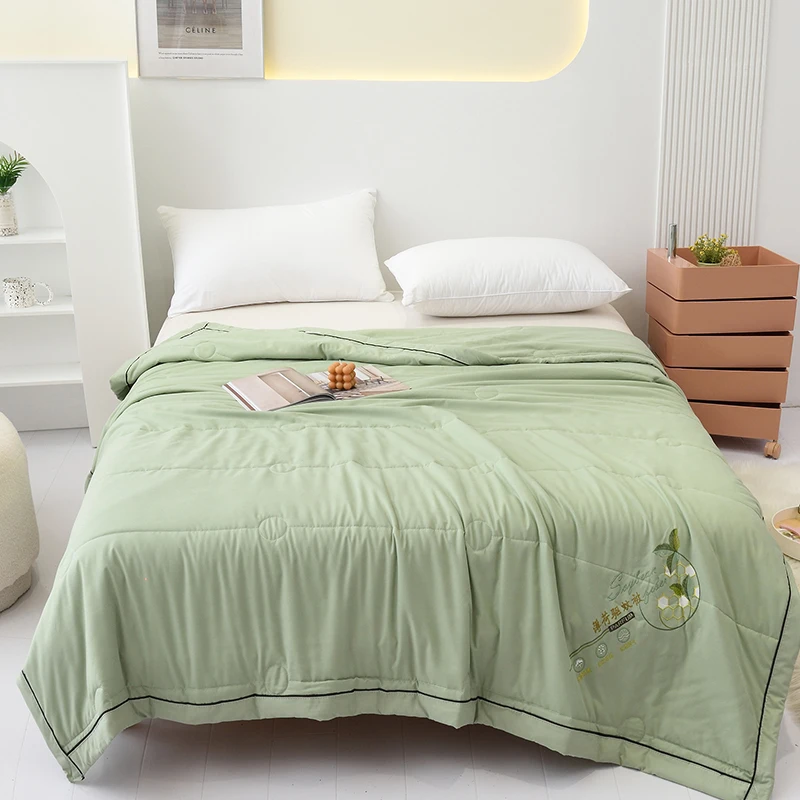 2025新款薄荷驱蚊被夏凉被空调被学生宿舍单双人薄被子防蚊夏被