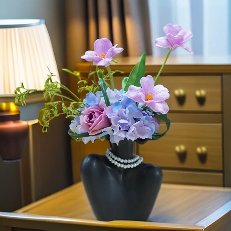 《公主的礼帽》郁金香綉球花束客厅茶几床头柜梳妆台摆件装饰花