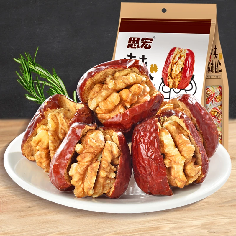 思宏骏枣&灰枣夹核桃组合到手共1128g