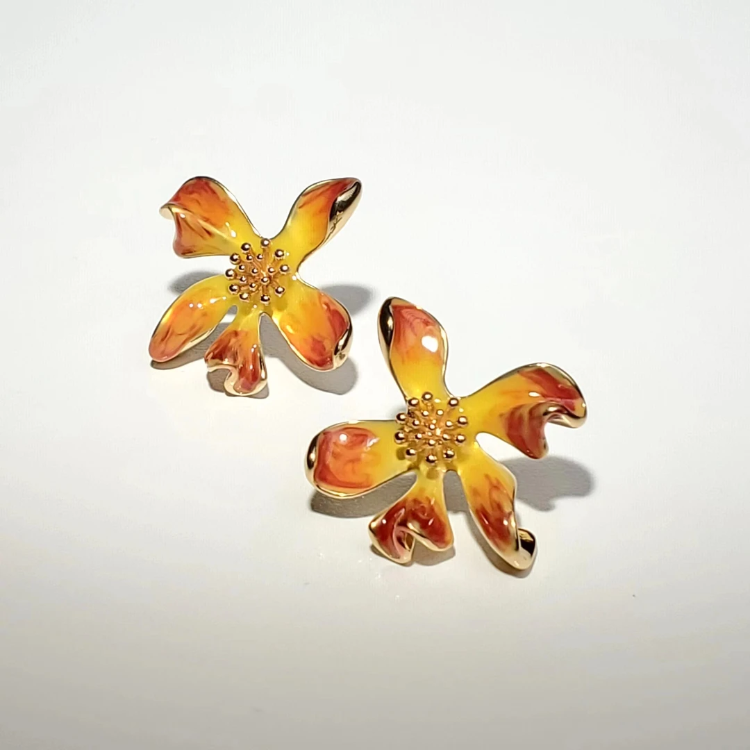 铜合金耳饰 S07【赵小姐】轻奢气质铜合金耳钉