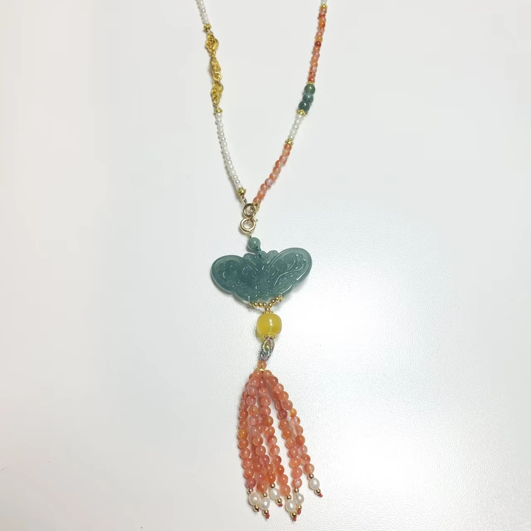 S327【赵小姐】轻奢气质百搭款翡翠吊坠