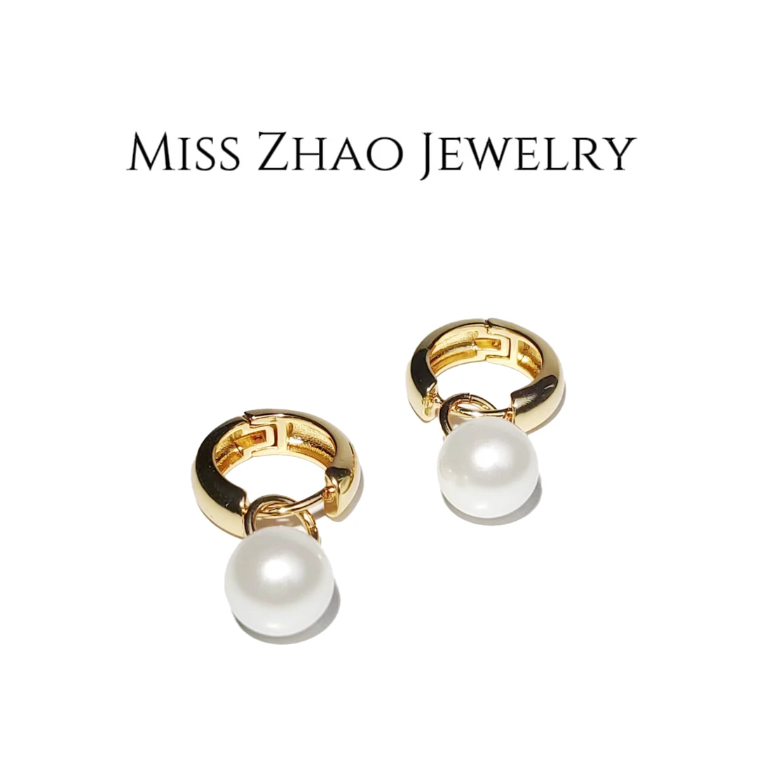 铜合金仿珍珠耳饰 T86【赵小姐】轻奢气质耳钉