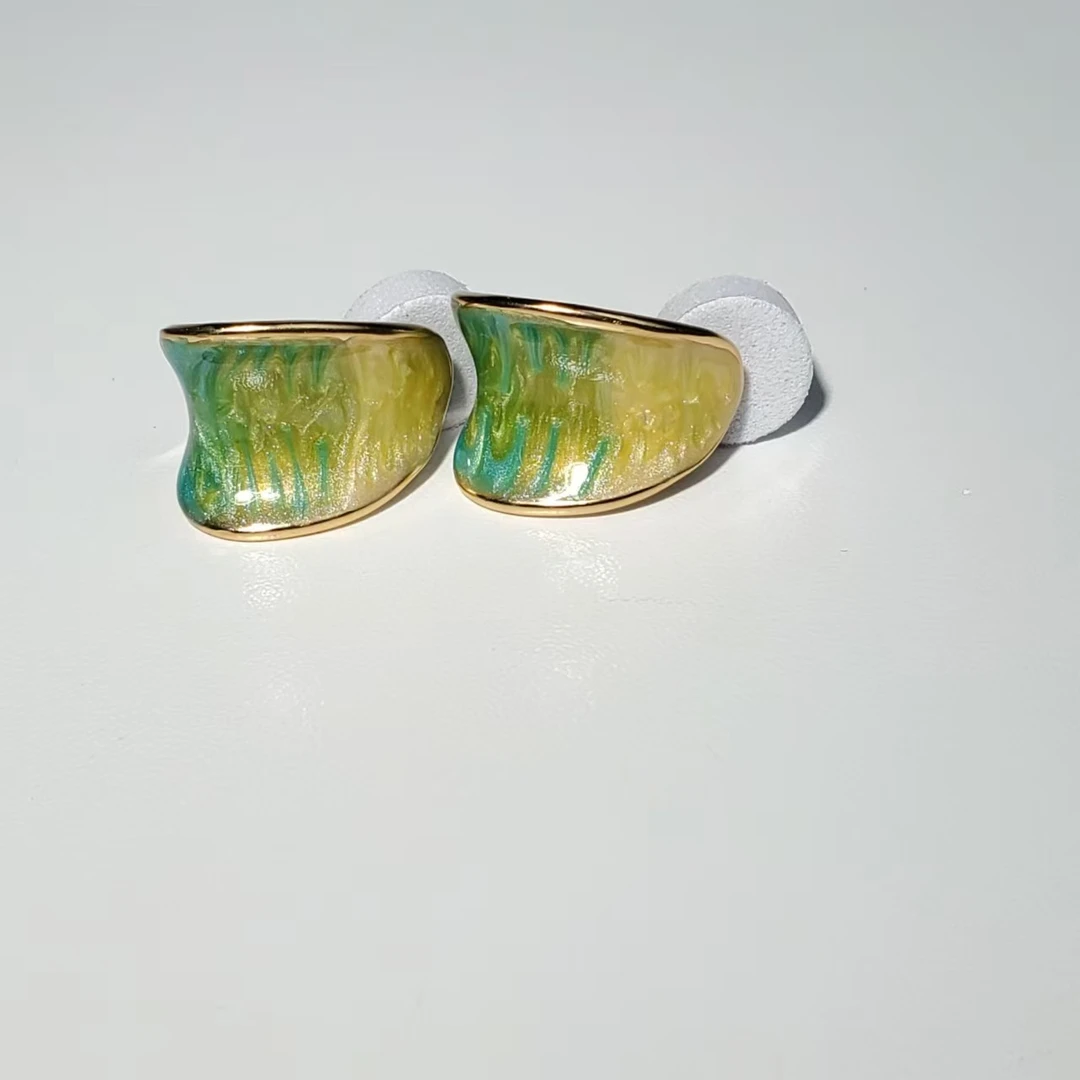 铜合金耳饰 R184【赵小姐】轻奢气质铜合金耳饰