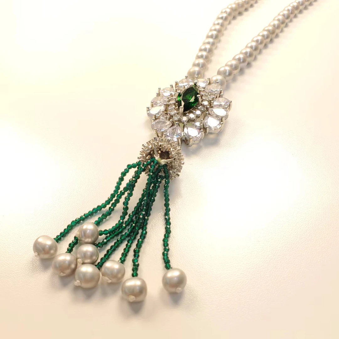 非金属仿珍珠项链 G694【赵小姐】轻奢气质款项链