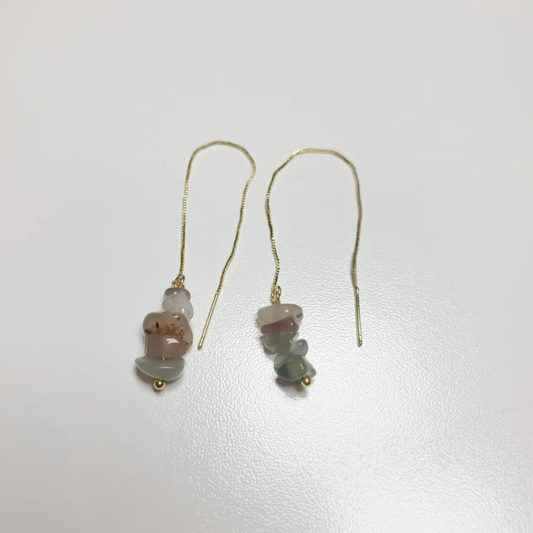 S296【赵小姐】轻奢气质款碧玺耳坠