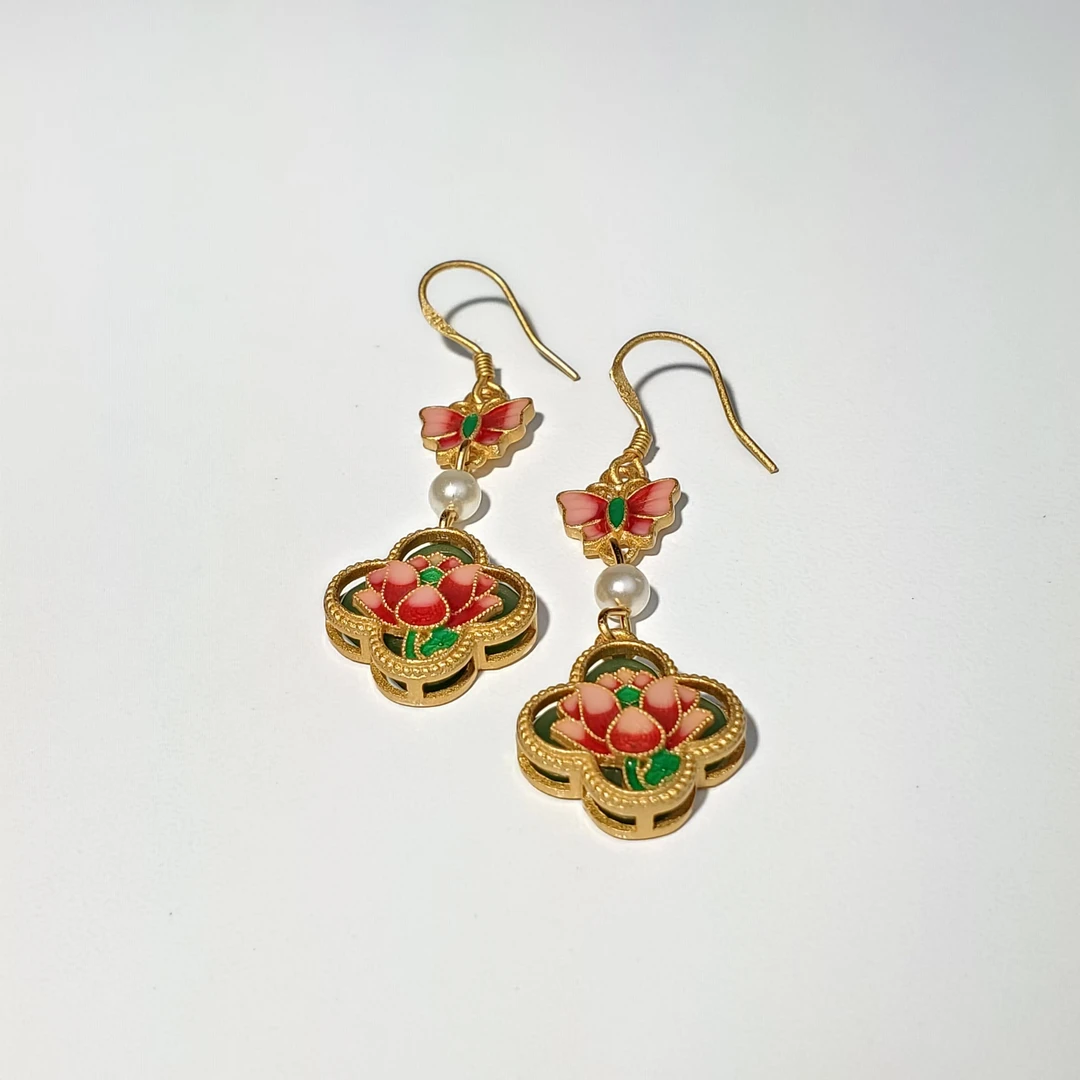 铜合金耳饰 R490 外【赵小姐】时尚轻奢百搭款耳坠