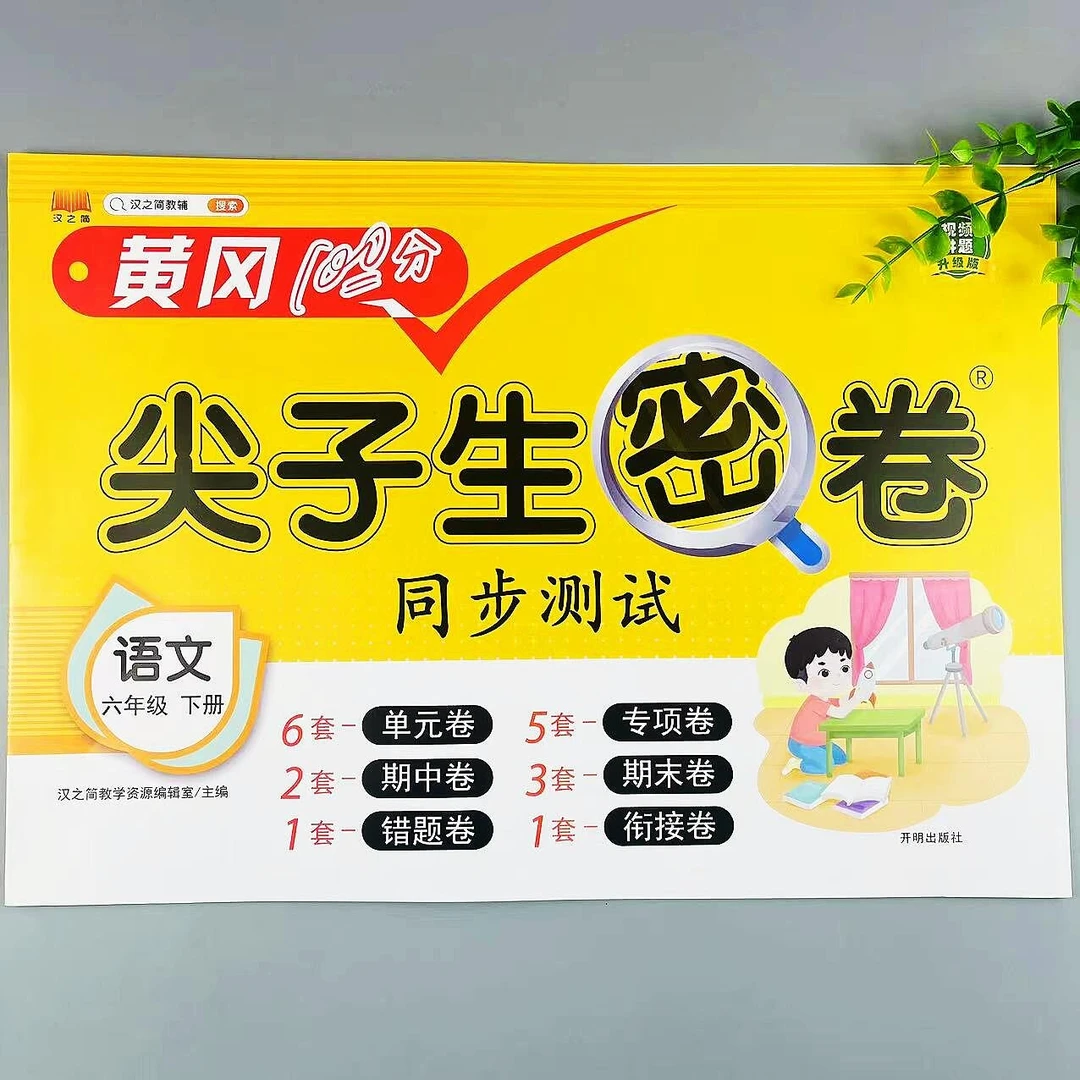 人教版语文六年级下册黄冈尖子生密卷单元期中期末复习全套测试卷