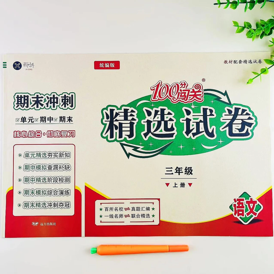 人教版语文三年级上册100分闯关精选试卷单元期中期末测试卷全套