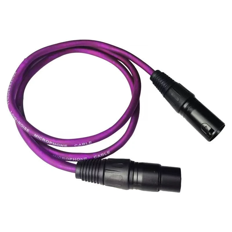 COVK防冻柔软JK-202线材卡农线调音台耳机莲花音箱插头手机一拖二