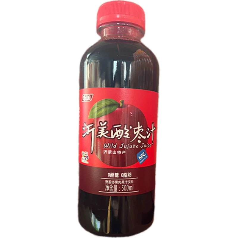 沂蒙山特产正宗沂美野生酸枣汁0蔗糖0脂肪便携装500ml