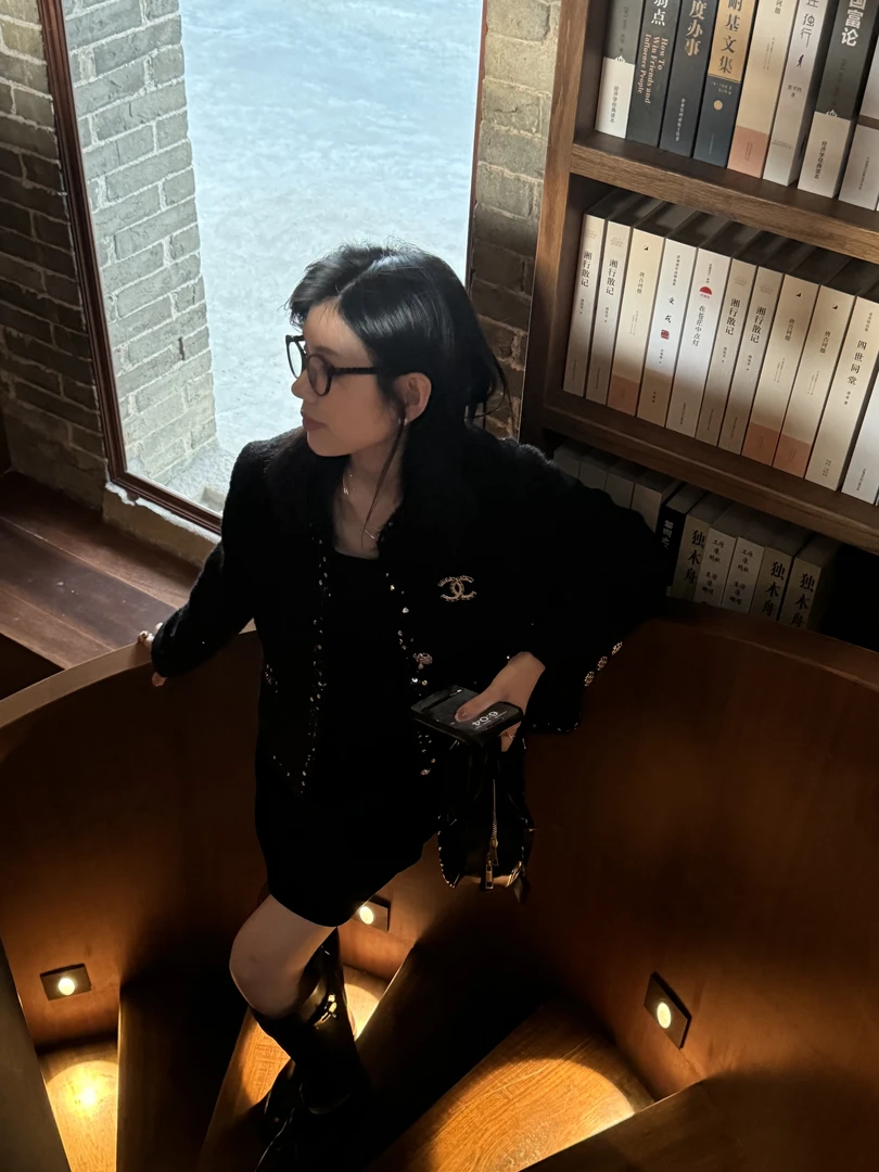 【艺术馆】·绵羊毛+羊驼毛·银光闪闪时尚新款小香风粗花呢轻奢气质