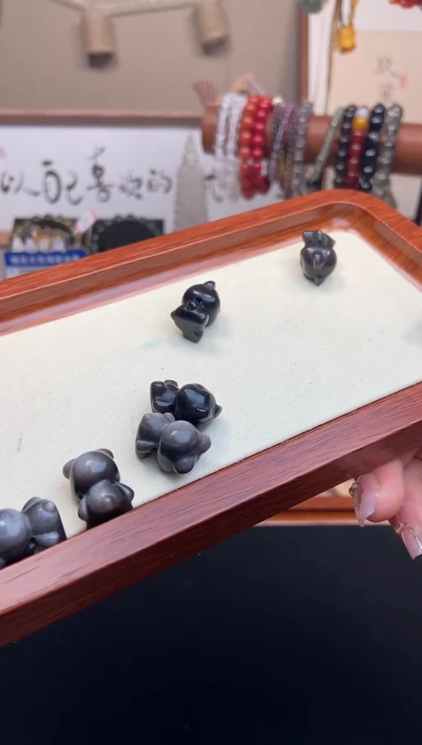 【闪购商品】水晶配件未镶嵌d16小熊银耀