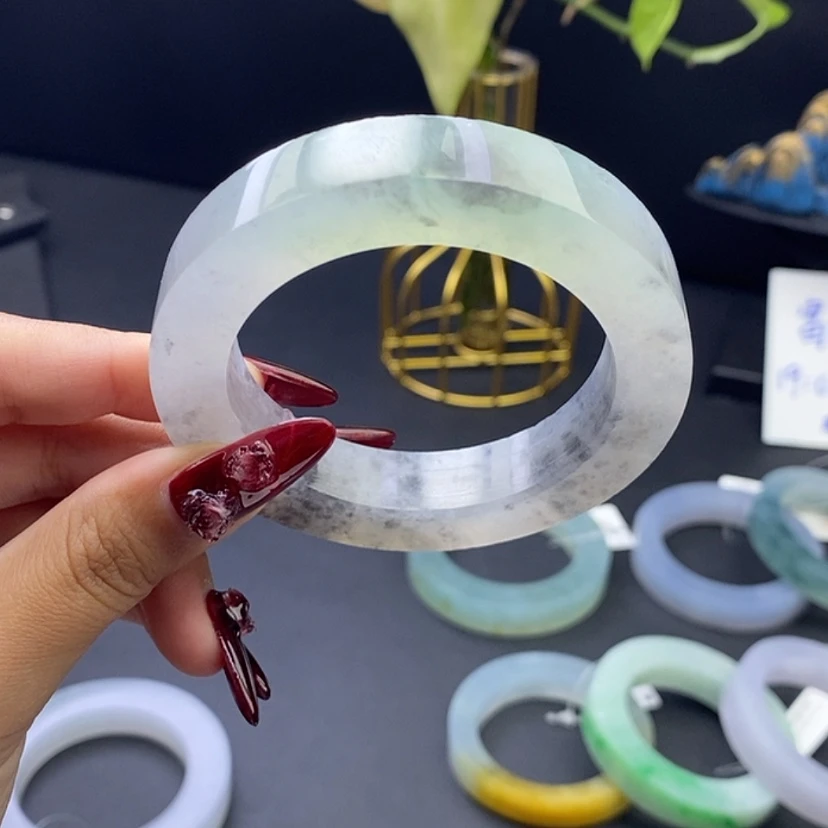 【闪购商品】定制翡翠手镯53-60未镶嵌