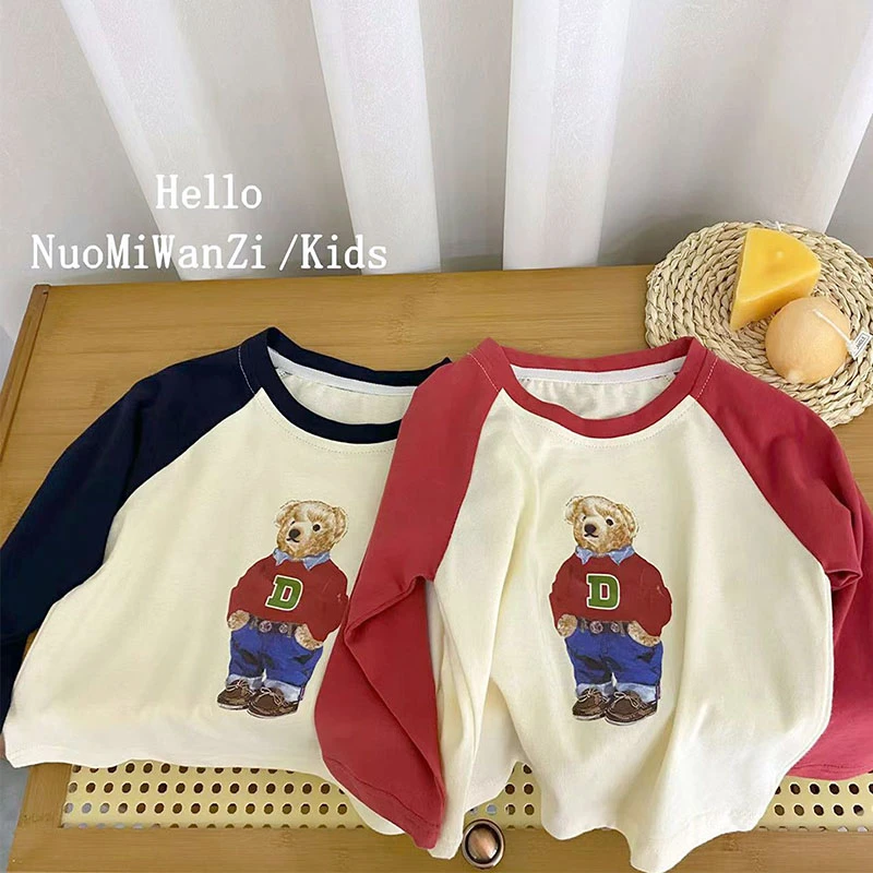 【冬款】（程程)韩版儿童插肩袖T恤 （401-600）