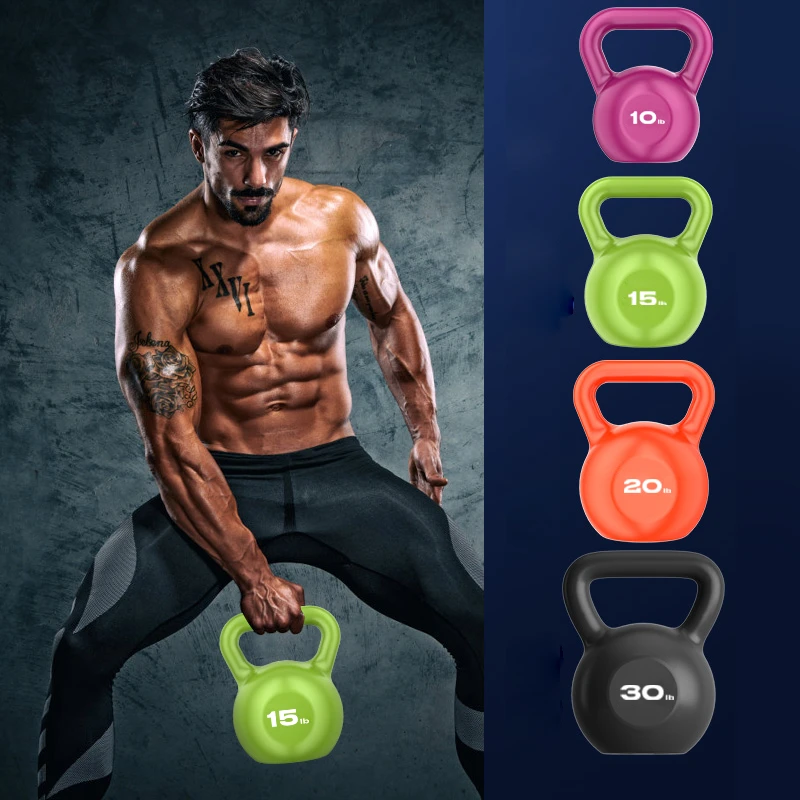 壶铃男女士健身家用器械哑铃专业深蹲提壶塑形健身通用锻炼实心