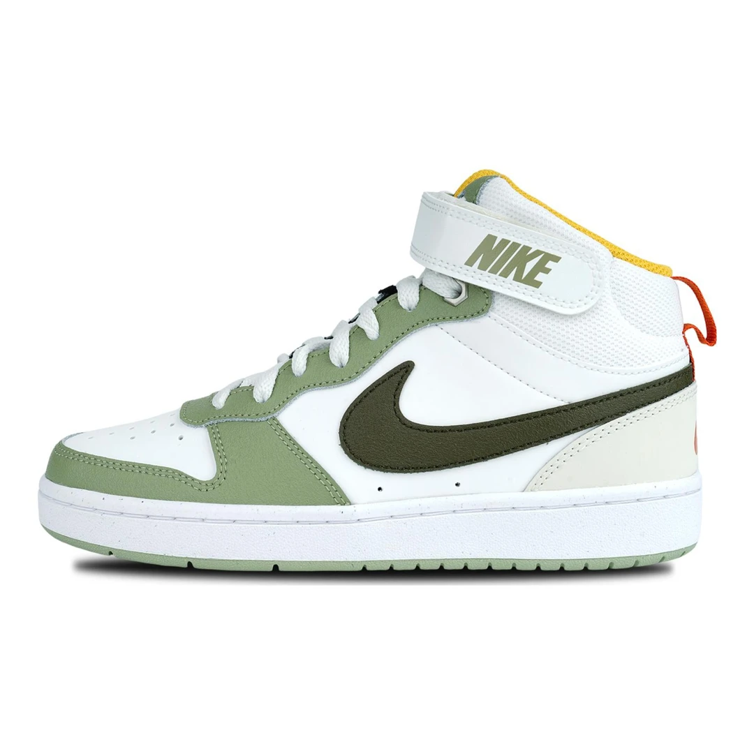Nike Court Borough 舒适百搭 耐磨 中帮板鞋 女款绿色FV3649-171