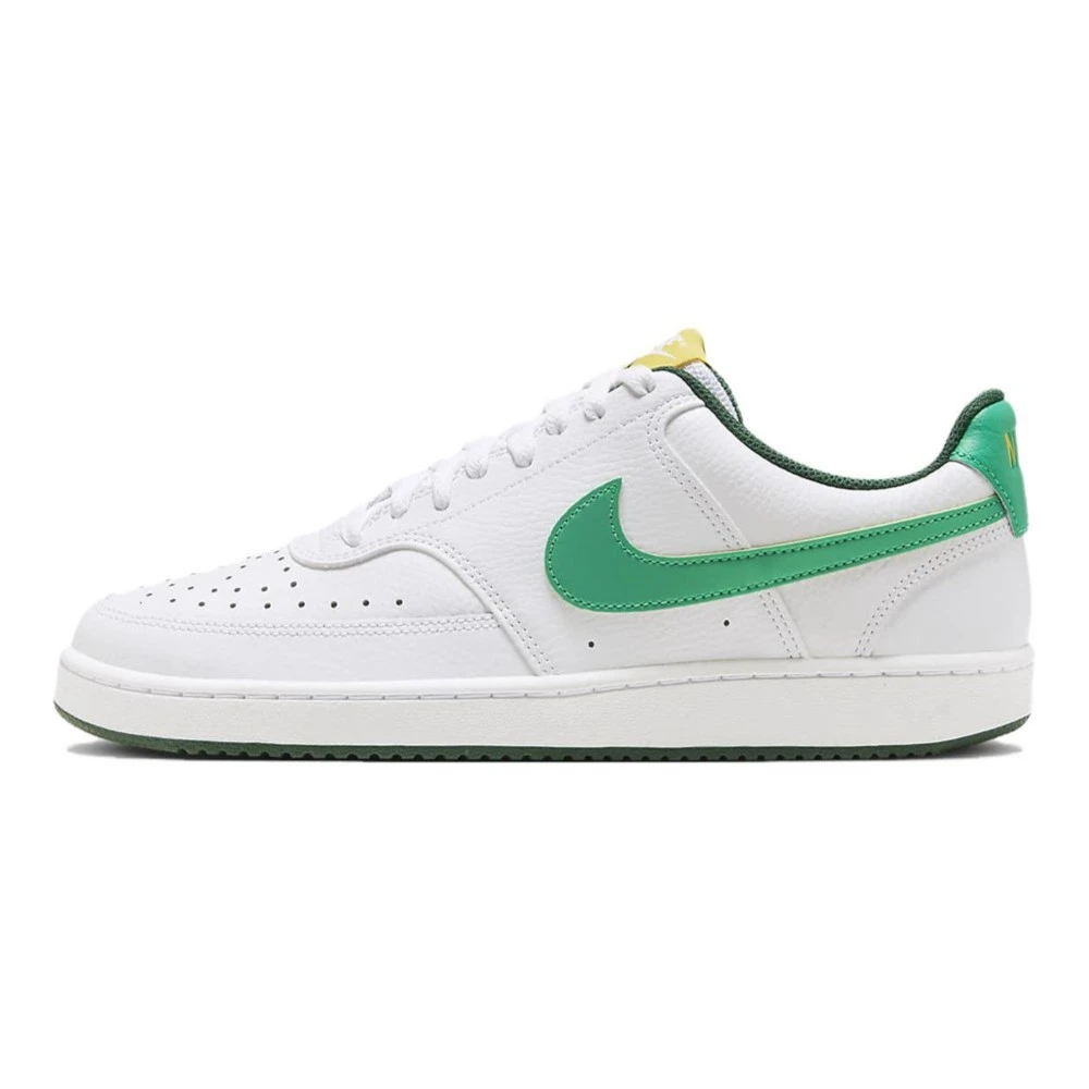 Nike Court Vision Low 防滑 减震 低帮 板鞋 女款白绿FN3447-131