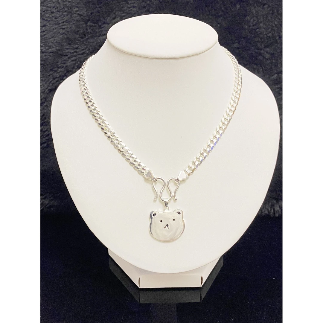 铜吊坠 ins大热项链小熊情侣亲子女儿童宝宝生日男吊坠饰品