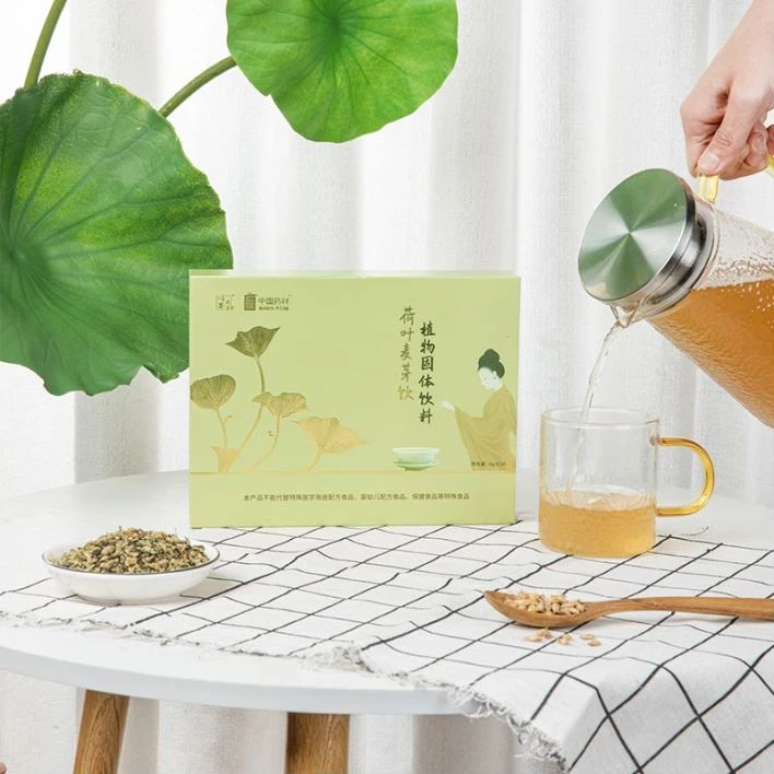 荷叶麦芽茶饮独立包装袋装