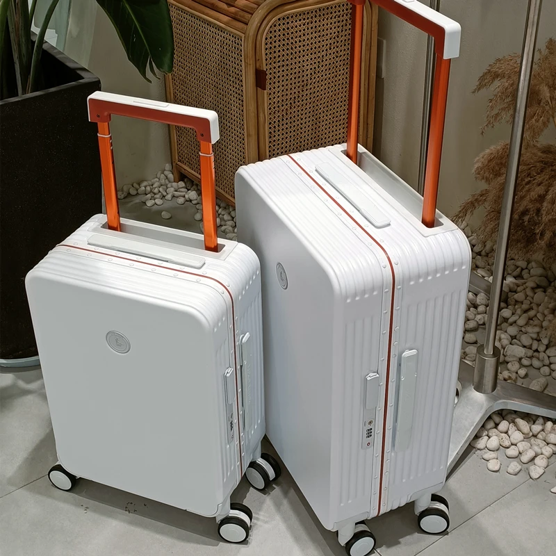 恒源祥宽拉杆行李箱女学生20寸小型轻便高颜值密码登机旅行箱子男