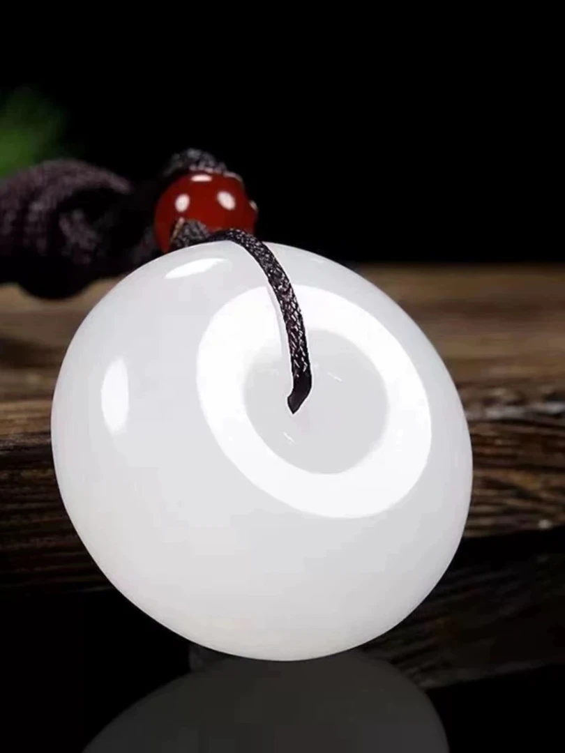 【大牛珠宝工作室】新疆克拉玛依金丝玉精美平安扣