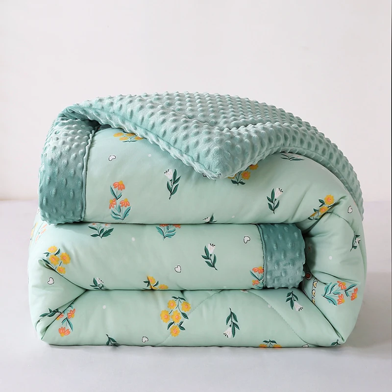 豆豆被冬季被芯冬被单人宿舍春秋四季被子空调夏凉被盖被豆豆毯