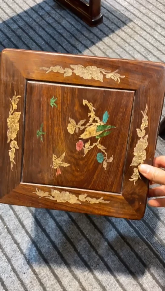 【闪购商品】黄花梨根雕凳子