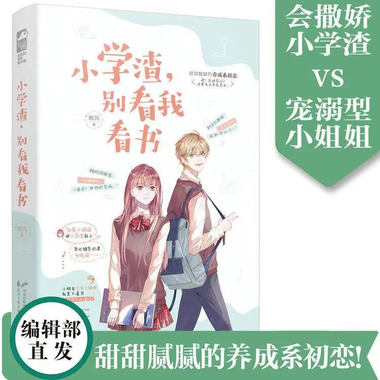 小学渣，别看我看书 醒风 青春校园甜甜腻腻的养成系初恋言情小说
