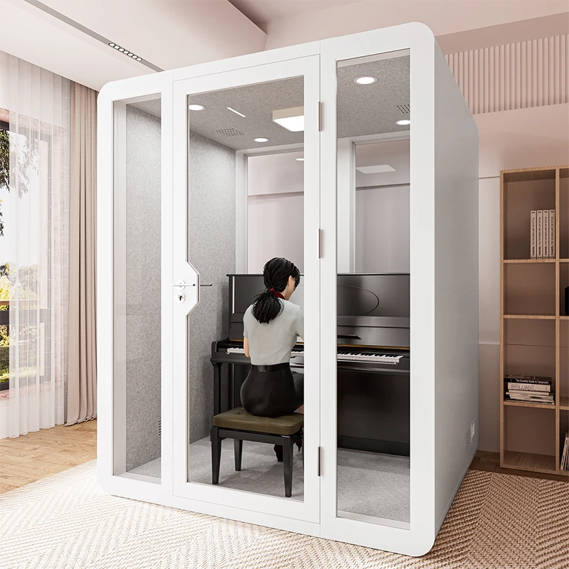 玻璃移动架子鼓钢琴家庭ktv隔音房家用睡觉室静音仓睡眠仓录音棚