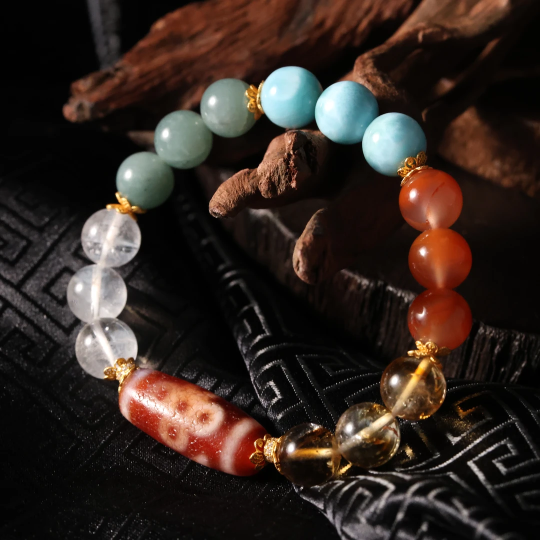 壹加安琪 | 金蟾五眼闪电手串多样性发一件