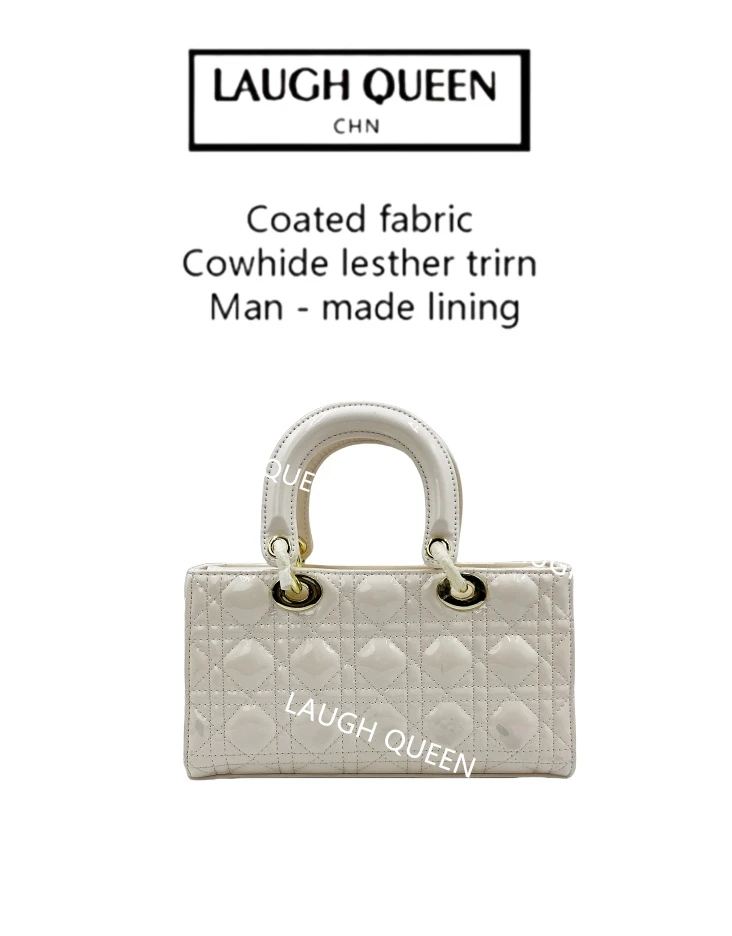 Laugh Queen手工打造真皮女士包时尚漆B1013新