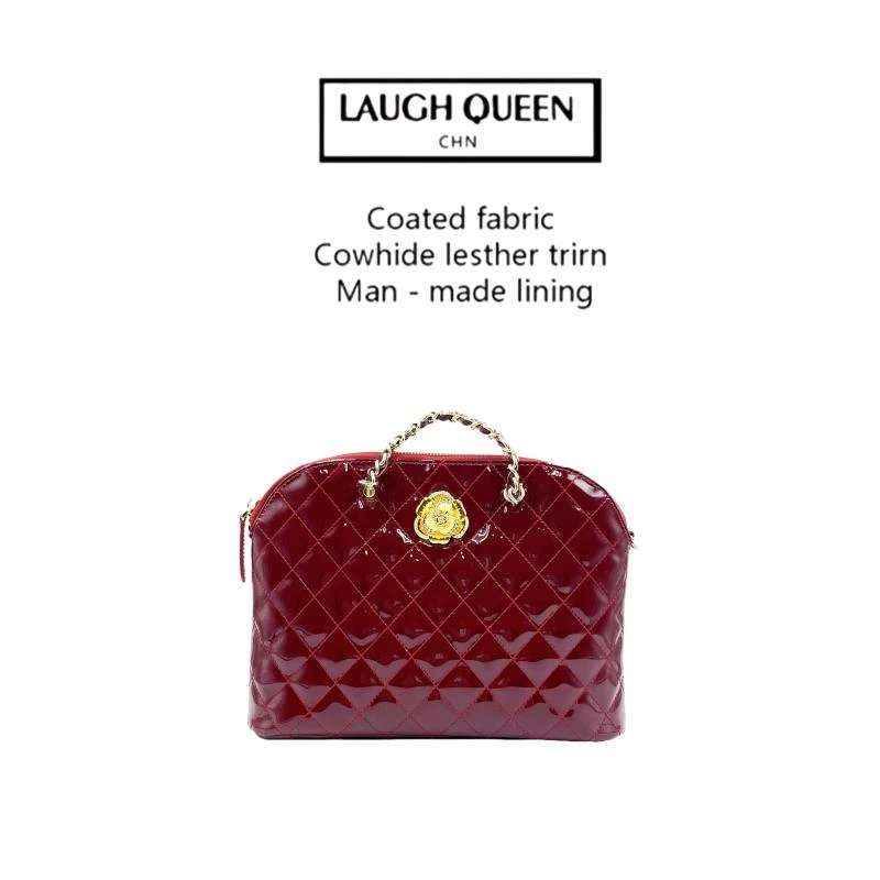 Laugh Queen手工打造真皮女士新款包贝壳A0496
