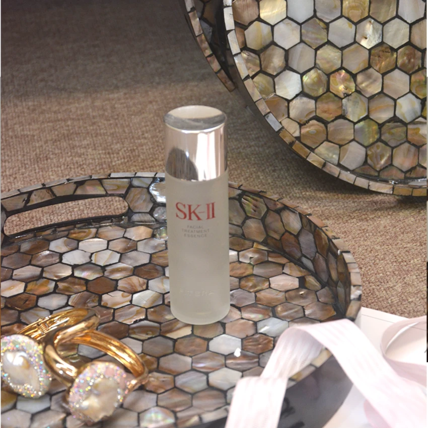 全澳鲍系列杯垫隔热水杯贝壳收纳托盘圆形排盘家用圆盘精美欧式