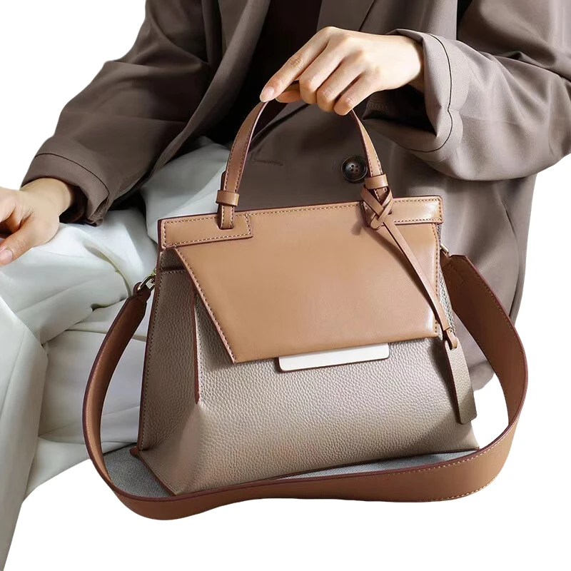 禾霖3号古着头层小牛皮(实物以直播间为准）轻奢时尚百搭经典