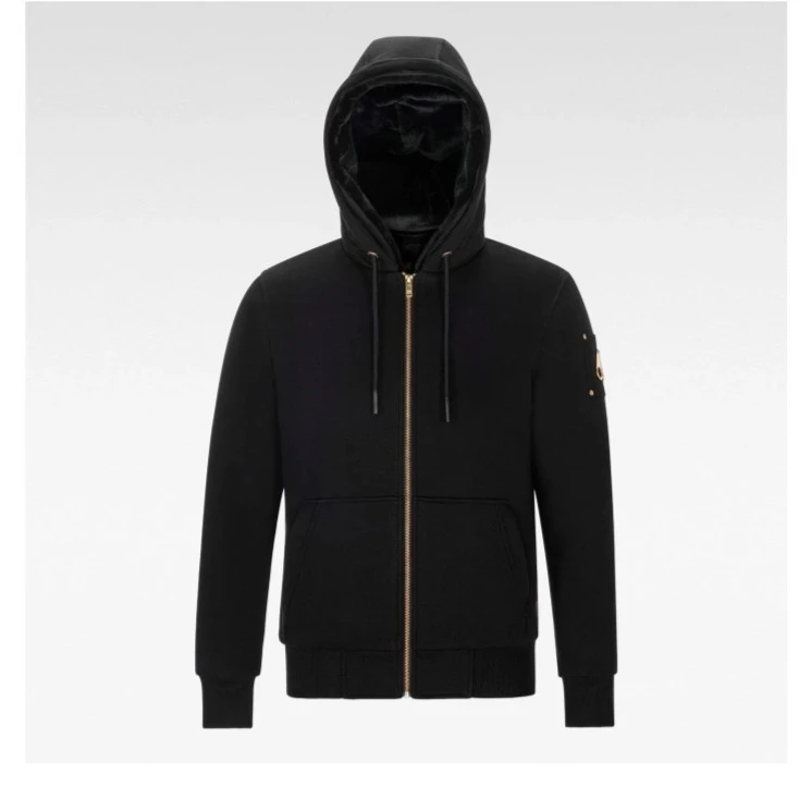 Mosse knuckles黑色连帽卫衣运动 bunny系列