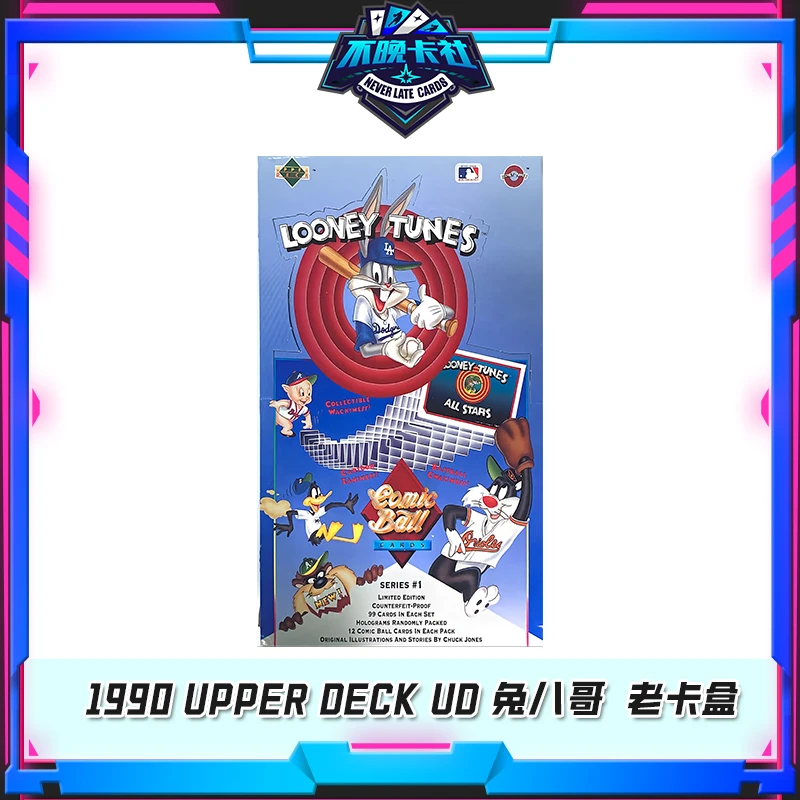 1990 UD 兔八哥 收藏卡牌 老卡盒