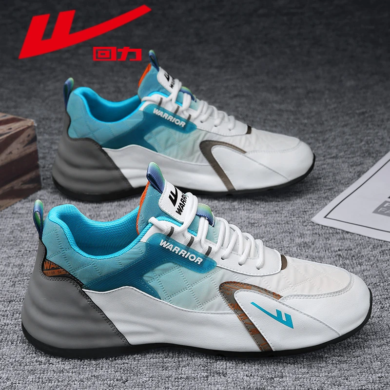 Warrior/回力男鞋2023夏季新款运动鞋男款增高休闲鞋跑步低帮潮鞋
