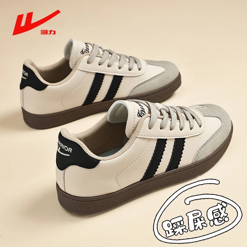 回力女鞋踩屎感运动鞋秋季款大码41莆田休闲跑步鞋孕妇真皮老爹鞋