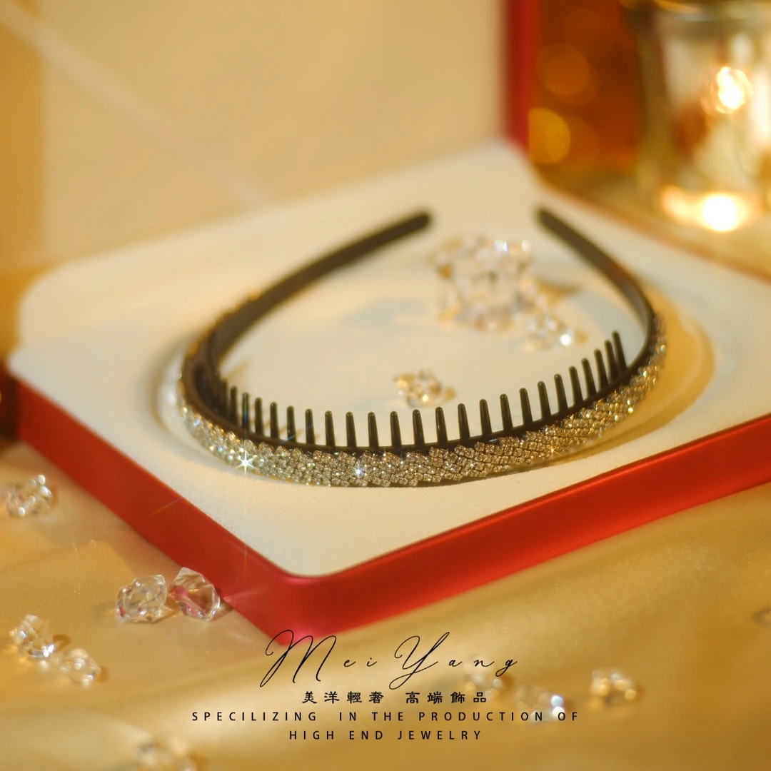 004-2洗脸带齿重工轻奢发箍头饰发饰气质时尚百搭韩