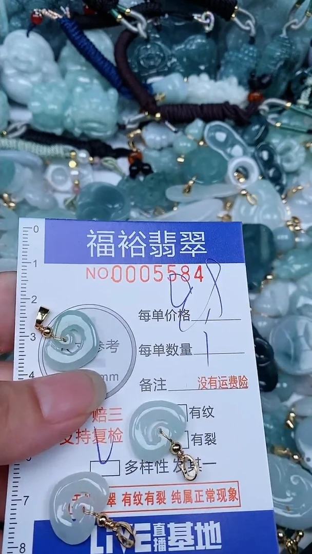 【闪购商品】翡翠颈饰未镶嵌...0005584多样性发其一